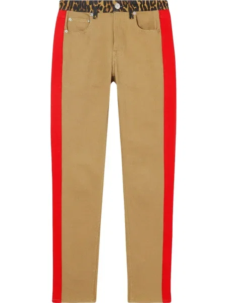 Blugi skinny Burberry cu imagine cu model leopard