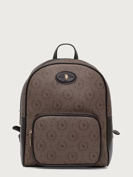 U.S. Polo Assn. rucsac de oraș pentru femei NEW HAMPTON maro