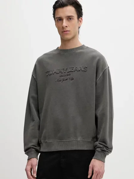 Tommy Jeans hanorac bărbați cu gri