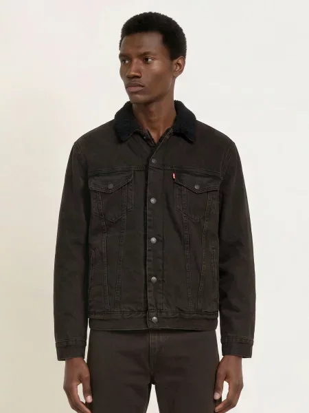 Levi's® Džínová Bunda S Umělou Kožešinou 48 browns