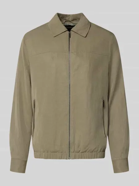 Kurtka o kroju regular fit z mieszanki lyocellu Guess zielona