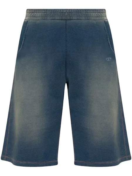 Szorty Diesel z przetarciami niebieskie