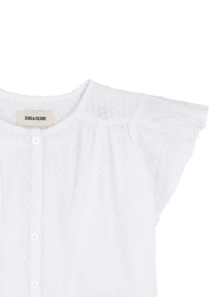 Dětska halenka Zadig & Voltaire bílá