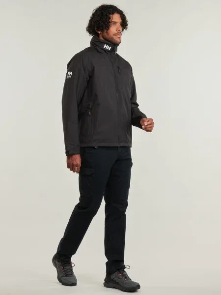 Jachetă cu glugă Helly Hansen cu glugă negru