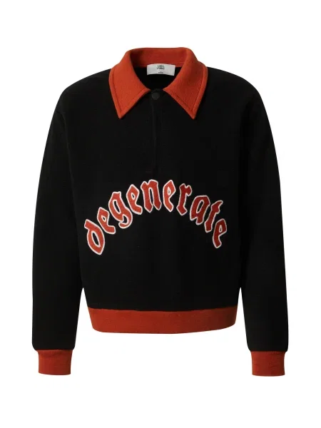 Luka Sabbat for ABOUT YOU Sveter Ivan námornícka modrá / homárová biela