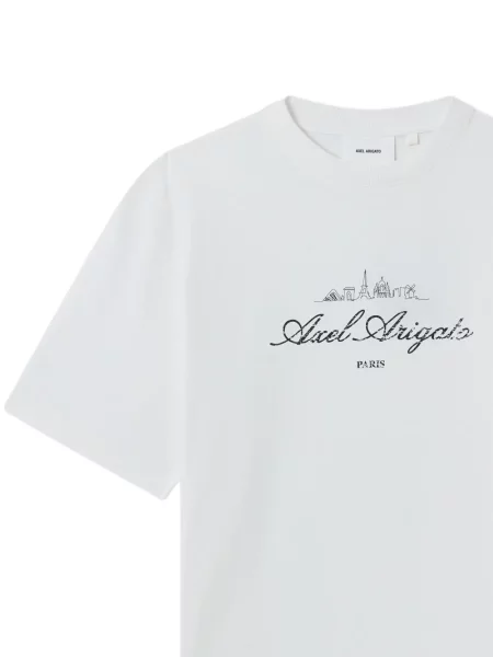 Tricou Axel Arigato cu imagine alb