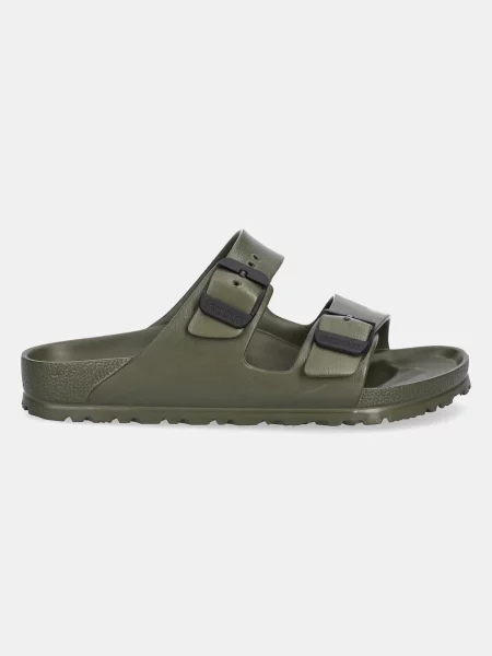EVA klapki Birkenstock na sprzączkę zielone