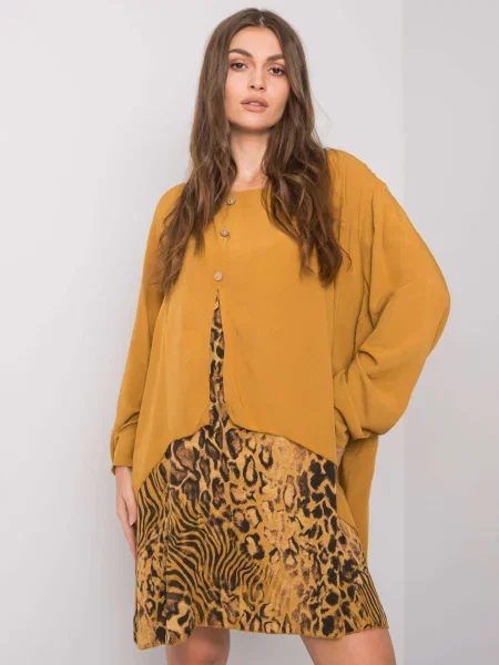 Rochie Fashionhunters de costum galben
