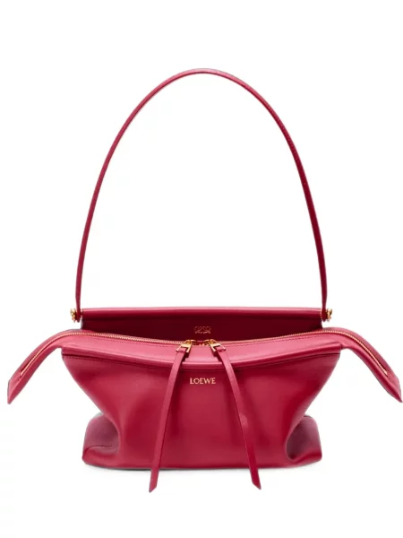 Geantă shopper Loewe cu imagine roșu