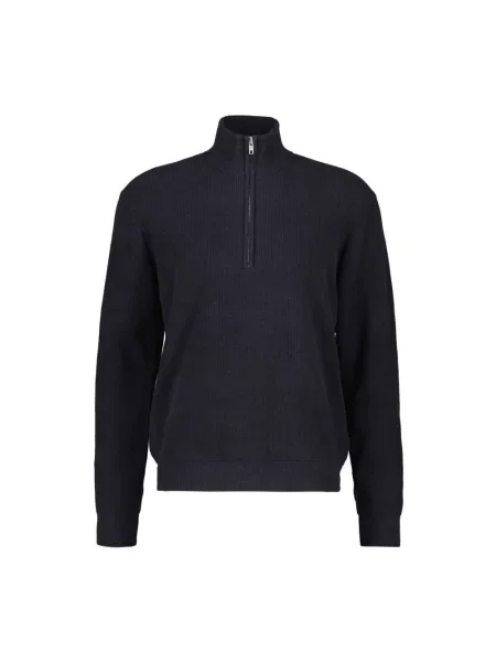 Sweter z golfem Nn07 niebieski