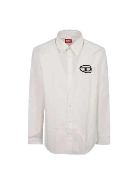 Diesel koszula S-SIMPLY-D SHIRT regular z kołnierzykiem klasycznym biały
