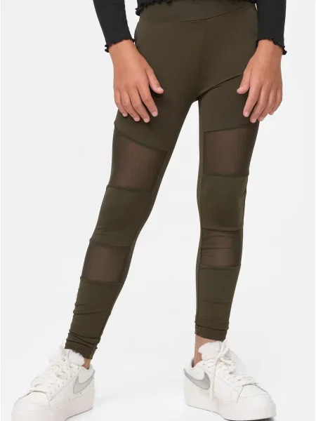 Legíny Urban Classics se síťovinou šedé