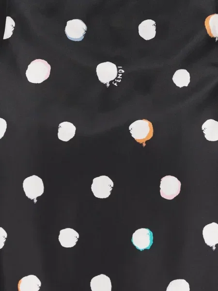Fusta mini Fendi cu buline negru