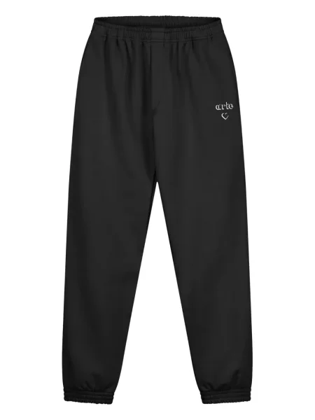 Běžecké kalhoty Arte Antwerp se srdcovým vzorem s autogramem černé