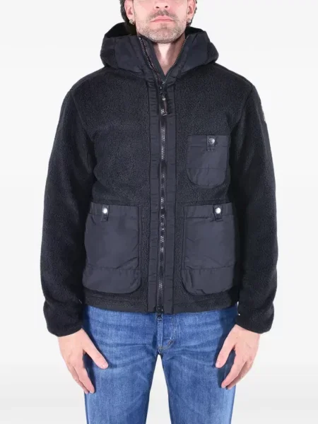 Hanorac cu glugă Parajumpers din fleece negru