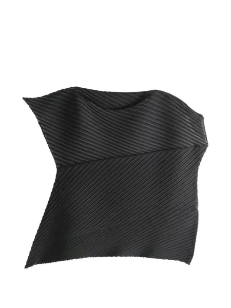 Top Issey Miyake plisowany czarny