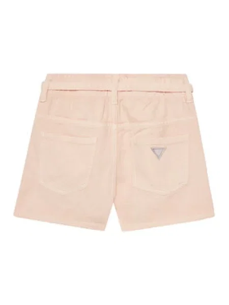 Kalhoty z materiálu Guess růžové
