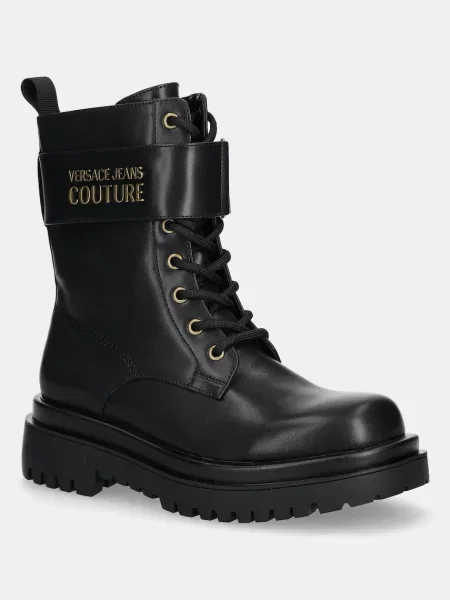 Versace Jeans Couture bocanci cu platforma negru