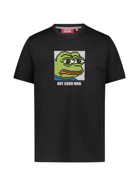 Tricou Mostly Heard Rarely Seen 8-bit cu decolteu rotund negru
