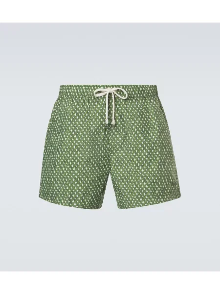 Slip de baie Zegna cu imagine verde