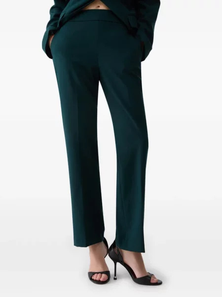 Pantaloni Liu Jo de flanelă verde
