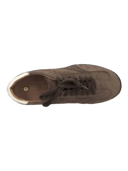Sneakersy Lemargo skórzane brązowe
