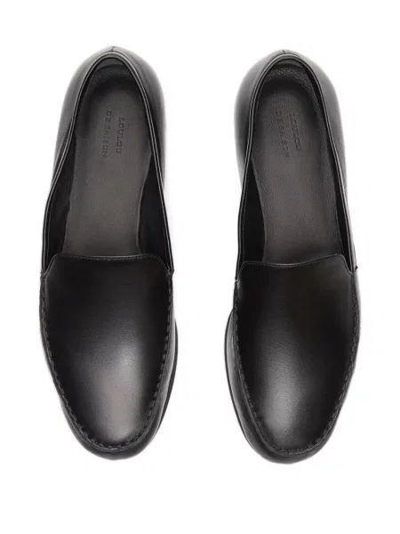 Δερμάτινα loafers Loulou De Saison μαύρο