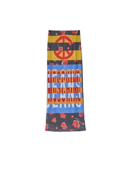 Długa spódnica maxi Moschino tiulowa