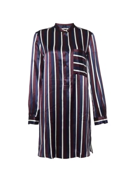 Bluză Joseph din satin cu dungi violet