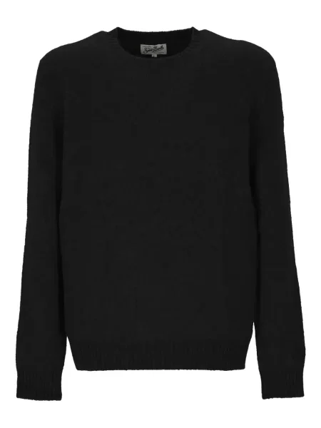 Pulover Mc2 Saint Barth cu decolteu rotund negru