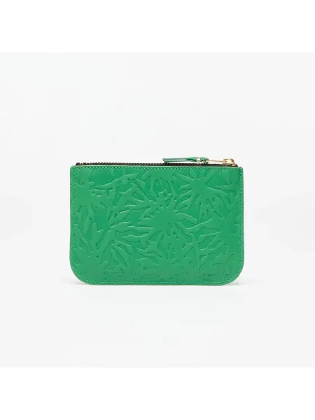 Portfel Comme Des Garcons Wallets skórzany zielony