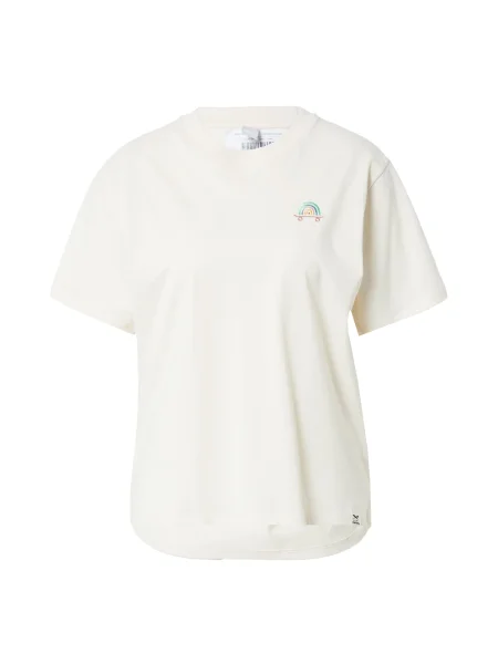 Iriedaily Tricou Skate Heart' alb