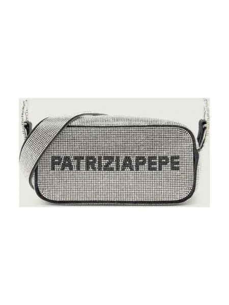 Patrizia Pepe Geantă poștaș argintiu