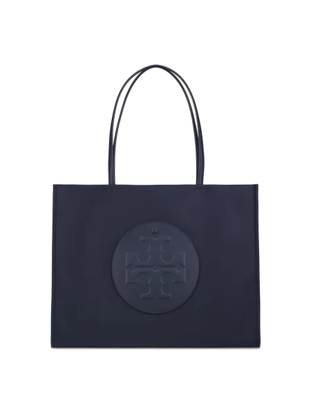 Shopperka Tory Burch niebieska