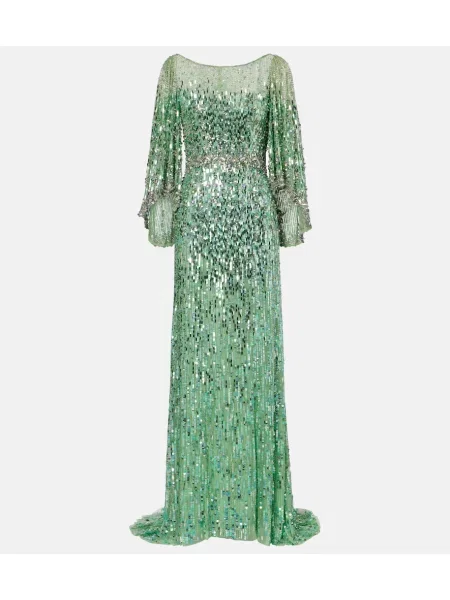 Rochie Jenny Packham verde