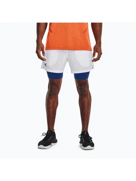 Мъжки шорти за тренировка Under Armour Vanish Wvn Vent Sts бели