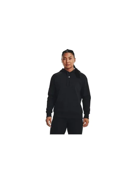 Hanorac cu glugă Under Armour din fleece negru
