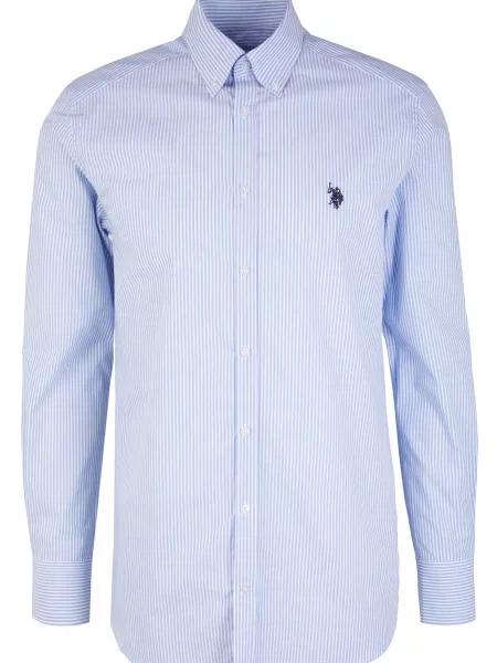 U.S. POLO ASSN. Srajca mornarska / svetlo modra bela
