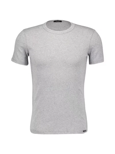 Tricou Tom Ford cu decolteu rotund gri