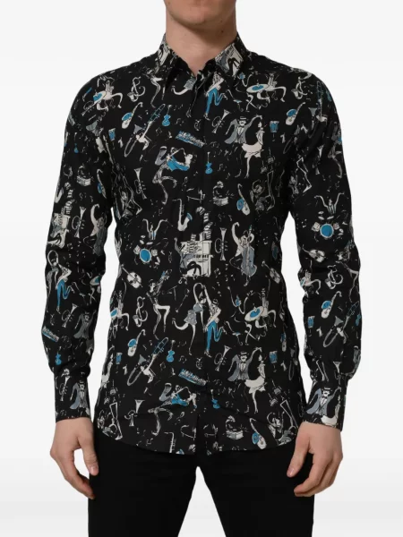 Košeľa Dolce & Gabbana čierna