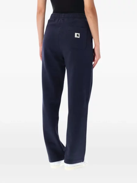 Trčanje hlače Carhartt Wip s autogramom plava