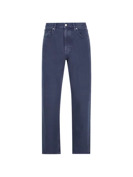 Blugi Zegna cu 5 buzunare albastru