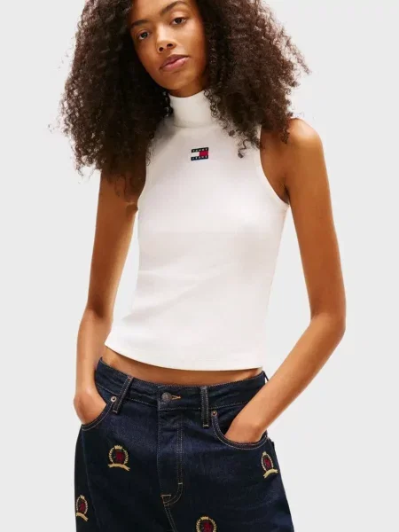 Топ Tommy Jeans білий