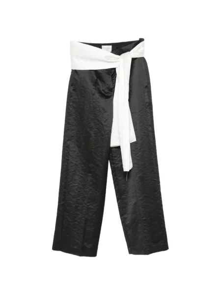 Pantaloni Forte_forte din satin negru