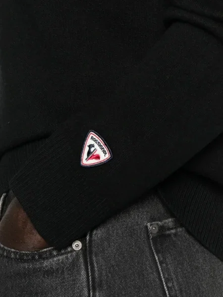 Pulover Rossignol cu decolteu rotund negru