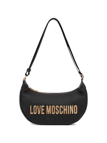 Geantă Love Moschino cu autograf negru