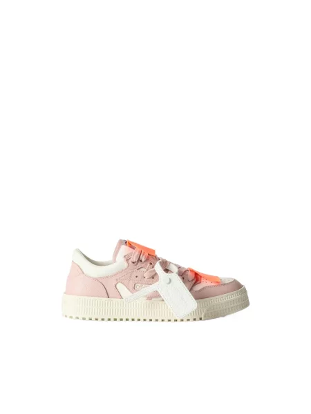 Sneakersy Off-white biznesowe białe