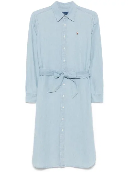 Polo Polo Ralph Lauren cu broderie de costum alb