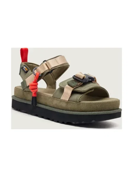 UGG Sandale GOLDENSTAR WILDWOOD | piele întoarsă