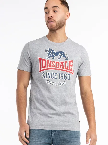 Tricou Lonsdale gri